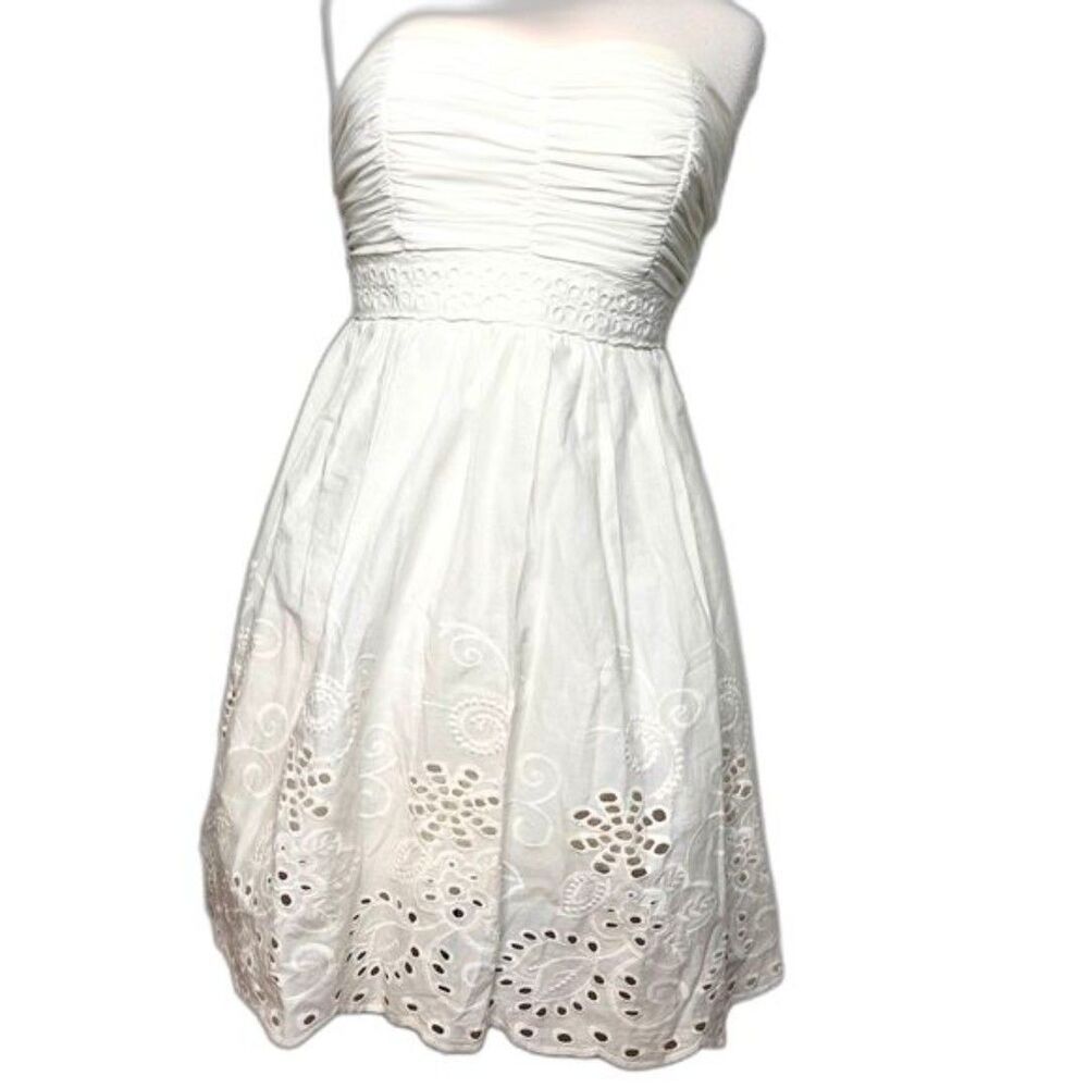 Women's Michelle Sweetheart Embroidered romantic Dress 100% cotton 11